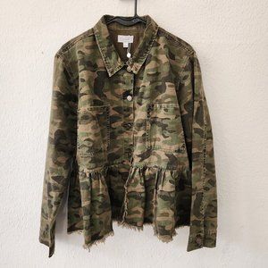 Mud Pie Banks Women's Camouflage Jacket NWOT